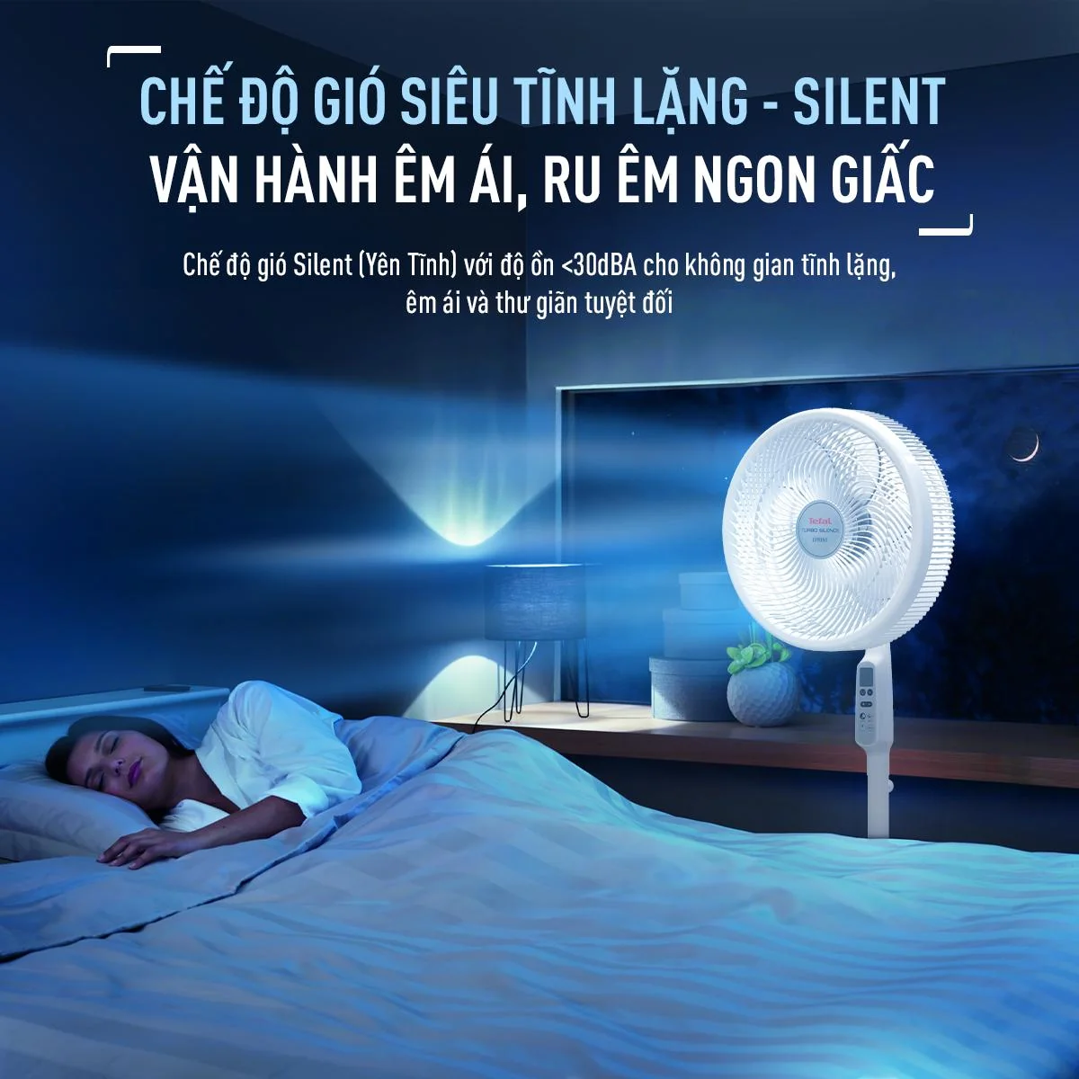 Quạt Đứng Có Remote Tefal Turbo Silence Extreme VH699690 - Trắng 8