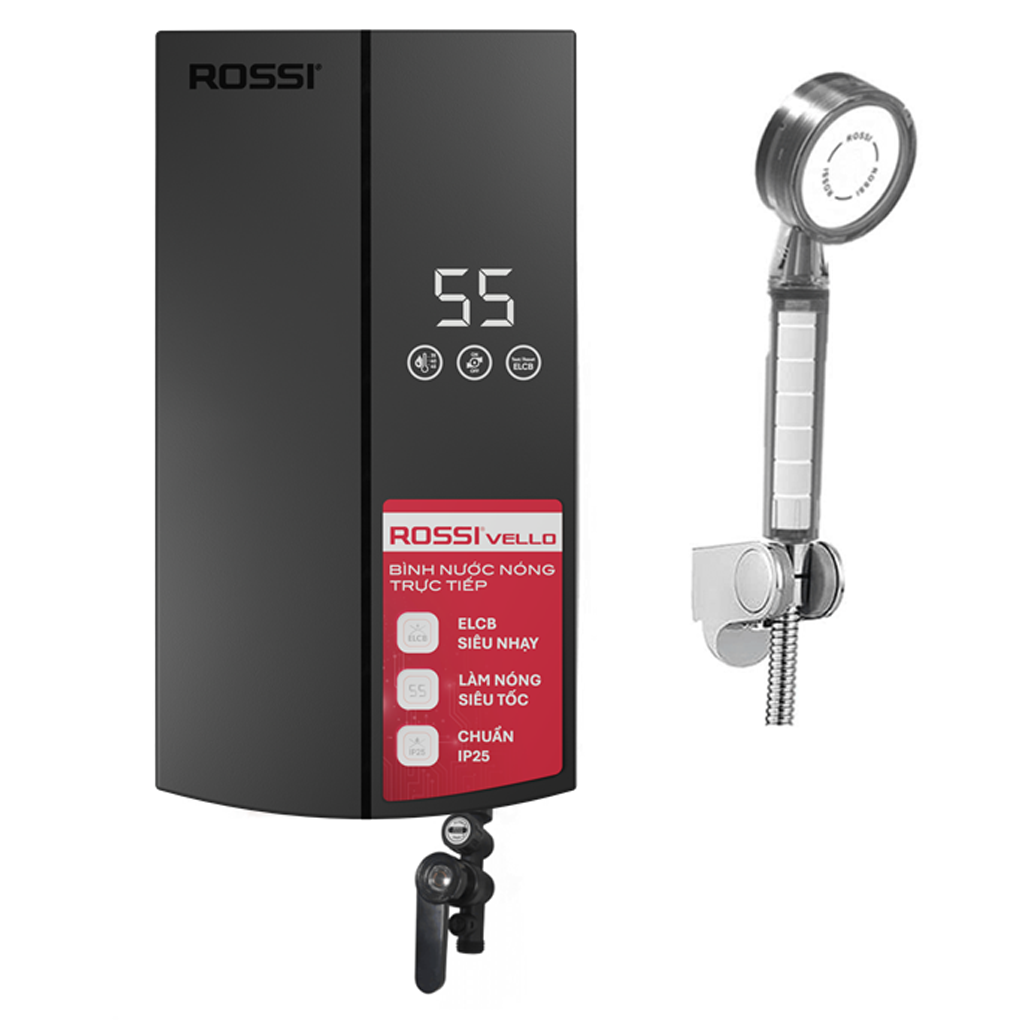 Bình Nước Nóng Trực Tiếp Rossi Vello_RVO 450REP 4500W 0