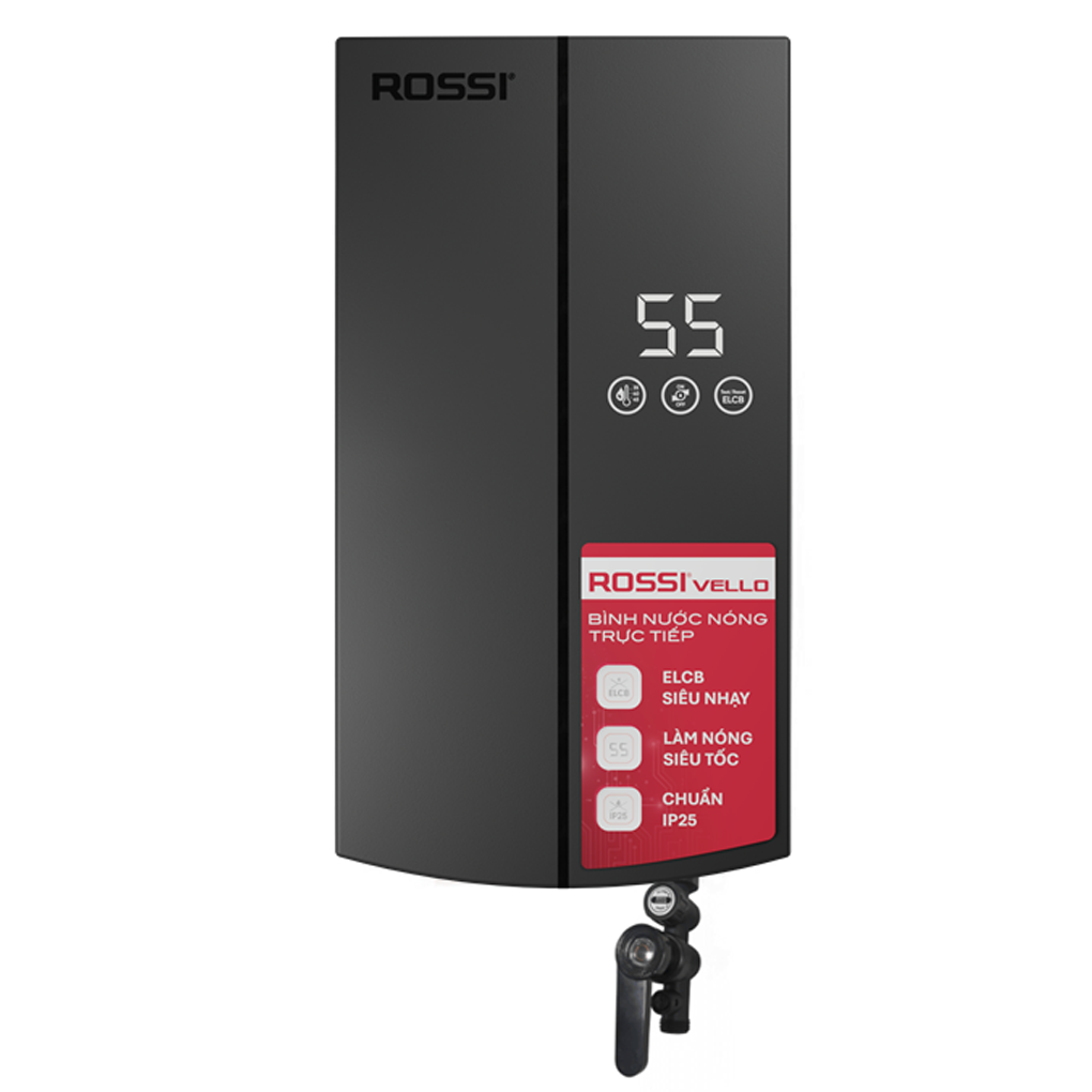Bình Nước Nóng Trực Tiếp Rossi Vello_RVO 450REP 4500W 3