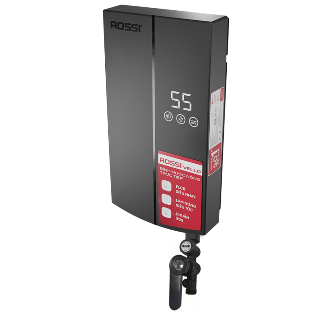 Bình Nước Nóng Trực Tiếp Rossi Vello_RVO 450REP 4500W 5