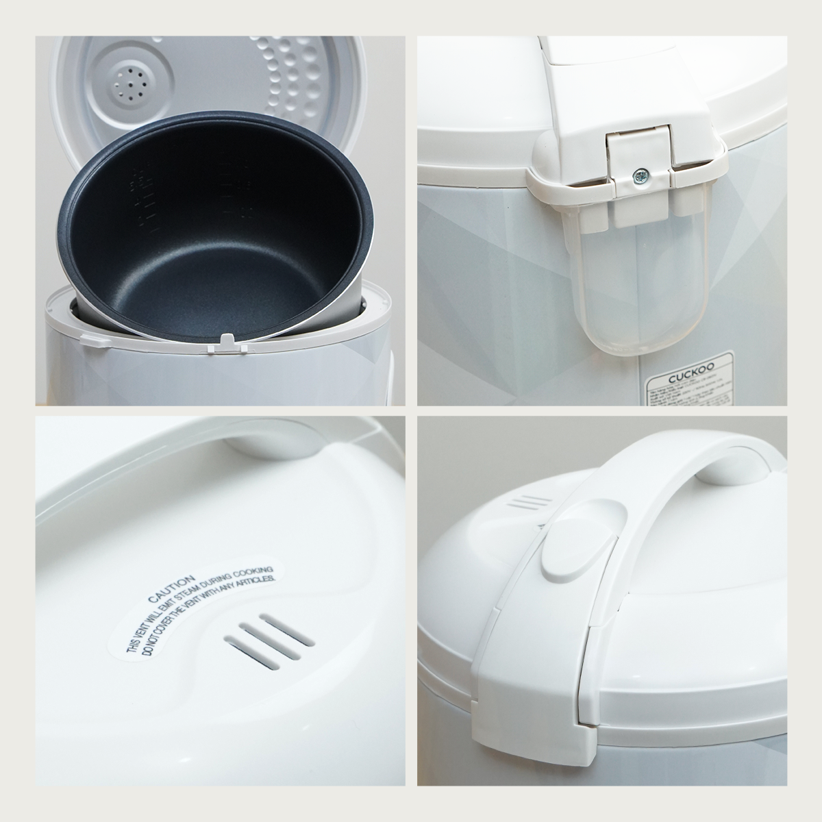 Nồi Cơm Điện Cuckoo CR-0601V/GRGRCRVNCKV Màu Xám 1.0 Lít 7