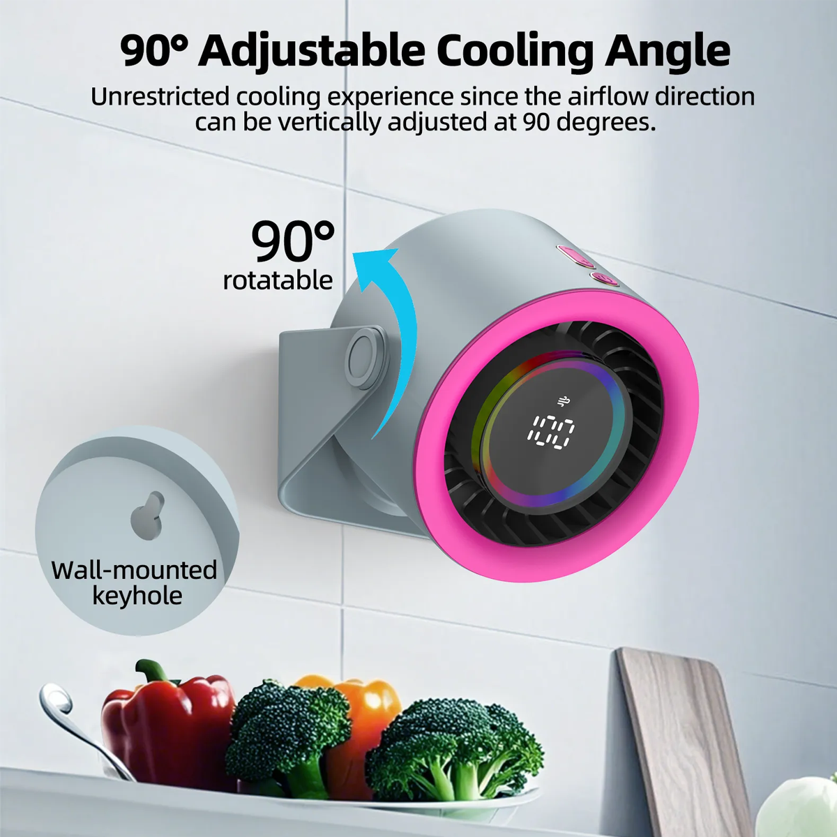 Quạt Để Bàn GOOJODOQ GFS008 (CLASSIC GRAY) 4