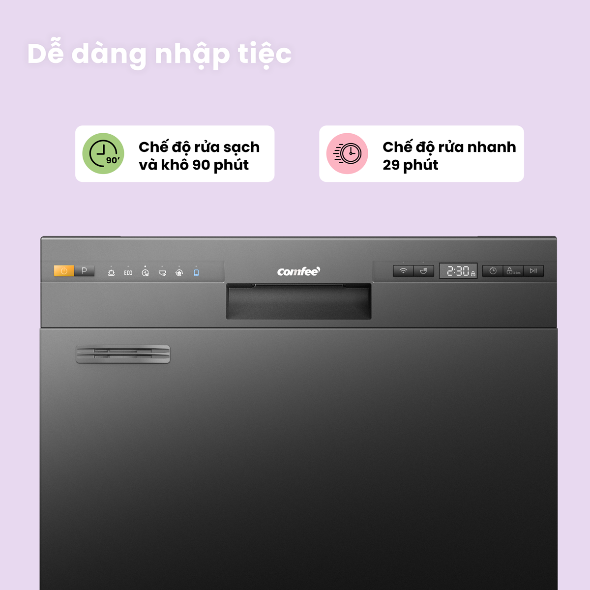 Máy Rửa Chén Comfee CDW-10F60TB 10