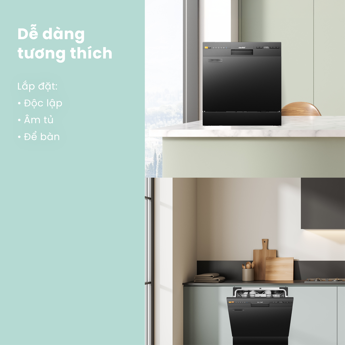 Máy Rửa Chén Comfee CDW-10F60TB 5