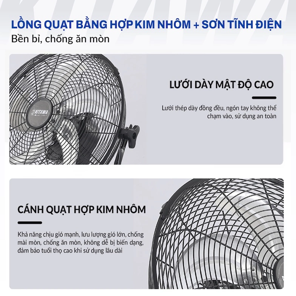 Quạt Chân Quỳ Năng Lượng Mặt Trời Kitawa 30W SF1.30 3