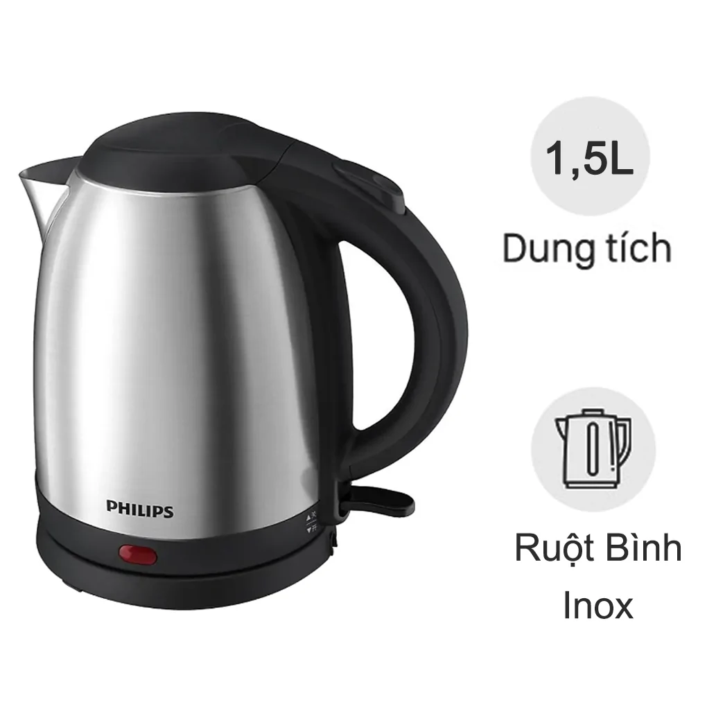 Bình đun siêu tốc 1.5 lít HD9306