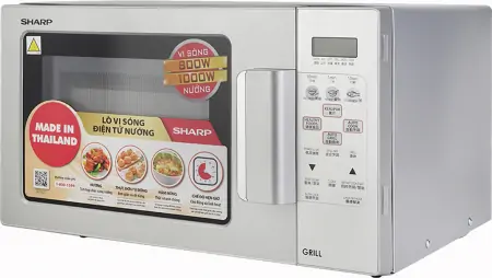 Lò vi sóng kết hợp nướng Sharp R-678VN-S 0