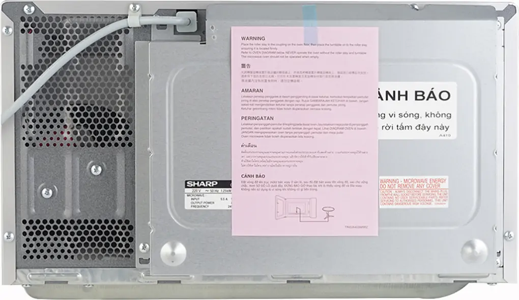 Lò vi sóng kết hợp nướng Sharp R-678VN-S 3