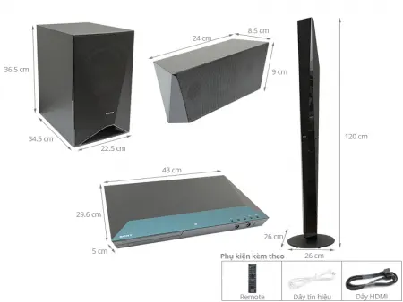 Dàn Âm Thanh Bluray Sony BDV-E6100 1