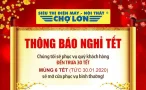 THÔNG BÁO NGHỈ TẾT CANH TÝ 2020