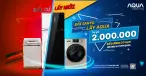 Đổi máy giặt, tủ lạnh Sanyo lấy máy giặt, tủ lạnh Aqua