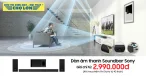 Loa thanh Sony giảm đến 4,5 triệu khi mua kèm Tivi Sony