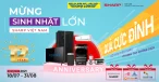 MỪNG SINH NHẬT SHARP VIỆT NAM - QUÀ CỰC ĐỈNH