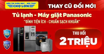 Thu cũ đổi mới Panasonic – Chuyên gia giảm dư lượng thuốc trừ sâu – Diệt khuẩn 99.99%