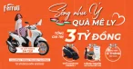 Sắm Ferroli – Sống như ý – Quà mê ly - Cơ hội trúng SH125i và nhiều quà tặng tổng trị giá 3 tỷ đồng