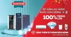 Mua máy lọc nước Sunhouse trúng kim cương x 2