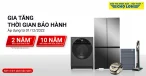 Hitachi gia tăng thời gian bảo hành lên đến 2 năm