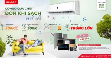 Mua Máy Lạnh Sharp - Đón Khí Lạnh Về Nhà