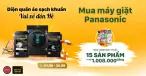 Tặng Combo Diệt Khuẩn Trị Giá Đến 1 Triệu Đồng Khi Mua Máy Giặt Panasonic