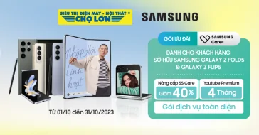 Gói Ưu Đãi Dành Cho Khách Hàng Sở Hữu Samsung Galaxy Z Fold5 & Galaxy Z Flip5