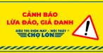 Cảnh báo lừa đảo, giả danh Siêu Thị Điện Máy - Nội Thất Chợ Lớn