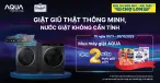 Aqua - Giặt Giũ Thông Minh, Nước Giặt Không Cần Tính