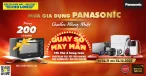 Mua Gia Dụng Panasonic - Chuẩn Hãng Nhật - Trúng 200 Lò Nướng