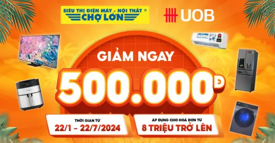 Giảm 500.000đ Cùng Thẻ Tín Dụng Quốc Tế UOB
