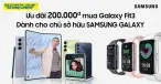 Ưu Đãi 200.000đ Khi Mua Galaxy Fit3 Dành Cho Chủ Sở Hữu Samsung Galaxy Tháng 5/2024