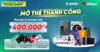 Mở thẻ VPBank nhận ngay Voucher đến 400.000đ