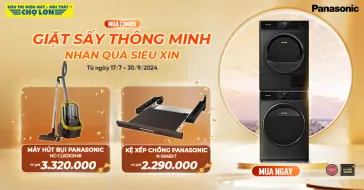 Mua Giặt Sấy Panasonic, Nhận Quà Siêu Xịn