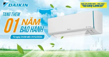 Kỷ Niệm 100 Năm Thành Lập Daikin, Tặng Thêm 01 Năm Bảo Hành, An Tâm Sử Dụng