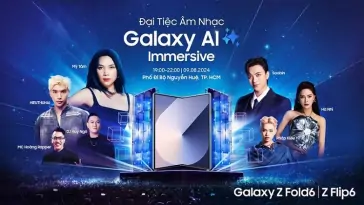 Tặng 02 Vé Tham Dự Đại Tiệc Âm Nhạc Galaxy Ai - Immersive Cho Chủ Sở Hữu Galaxy Z Fold6 | Z Flip6