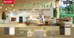 Chương Trình Khuyến Mãi Máy Lọc Khí Sharp Đón Khí Sạch, Rước Qùa Chất - Mua 1 Tặng 1