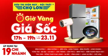 Giờ VÀNG Giá SỐC - Giảm Kinh Hoàng tại 19 Chi Nhánh