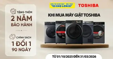 Tặng Thêm 2 Năm Bảo Hành Và 1 Đổi 1 Trong Vòng 90 Ngày