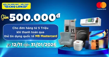 Giảm 500.000 Đồng Khi Mua Sắm Cùng Thẻ Tín Dụng Quốc Tế MB MASTERCARD