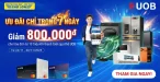 Giảm 800.000 Đồng Khi Thanh Toán Qua Thẻ UOB - Ưu Đãi Chỉ Trong 7 Ngày