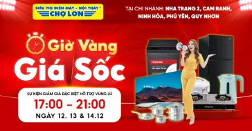 Giờ Vàng Giá Sốc - Sự kiện giảm giá hỗ trợ vùng lũ