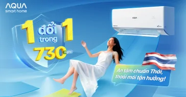 Chính Sách Bảo Hành Máy Lạnh AQUA: 1 Đổi 1 Trong 730 Ngày – Quyền Lợi Vượt Trội Cho Người Dùng