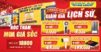 Chương Trình Grand Sale - Giảm Giá Lịch Sử, Tủ Lạnh Giá Chỉ 9K