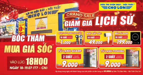 Grand Sale - Bốc Thăm Giá Sốc