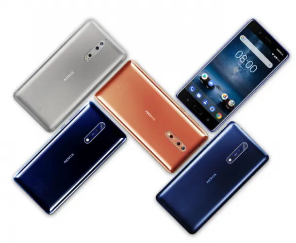 Ra mắt Nokia 8: camera kép ống kính Zeiss, Snapdragon 835, giá 599 Euro
