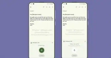 Tính năng soạn mail thông qua giọng nói sẽ mang đến nhiều trải nghiệm thú vị