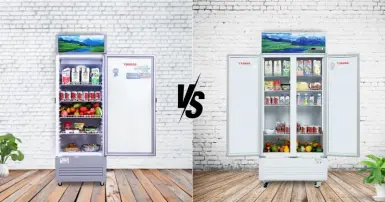 Nên mua tủ mát 1 cánh hay 2 cánh cho phù hợp với nhu cầu sử dụng?