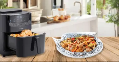 Dùng giấy bạc cho nồi chiên không dầu có lợi ích gì?