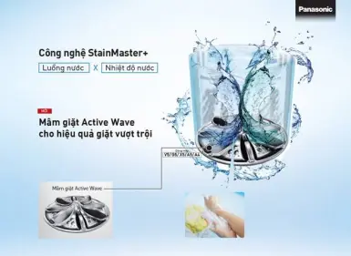 Giặt giũ không còn là nỗi vất vả với máy giặt Panasonic