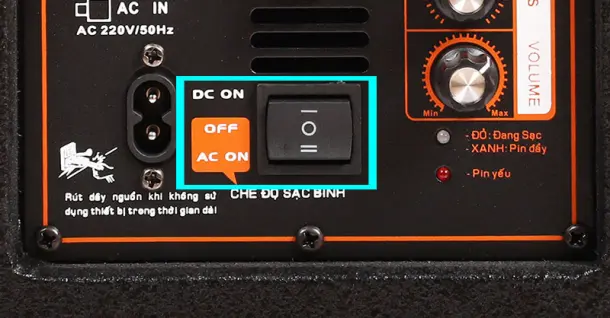 Chế độ sạc AC và DC trên loa kéo là gì? Cách chọn chế độ sạc đúng