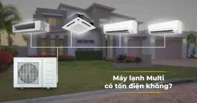 Máy lạnh Multi có tốn điện không? Sự thật cần biết trước khi lắp đặt