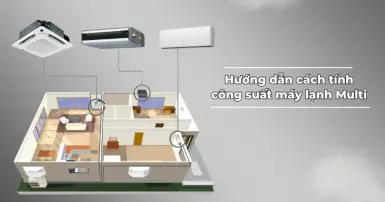Hướng dẫn cách tính công suất máy lạnh Multi đơn giản, dễ thực hiện